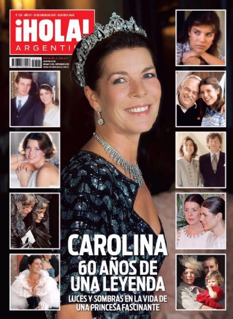 Princess Caroline of Monaco, Hola! Magazine 31 January 2017 Cover Photo ...