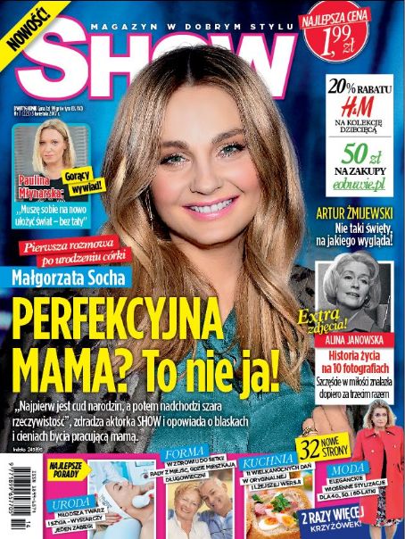 Malgorzata Socha - Show Magazine Cover [Poland] (3 April 2017)