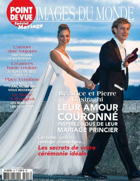 Beatrice Borromeo and Pierre Casiraghi Images du Monde Magazine