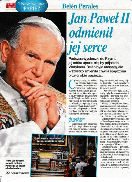 Pope John Paul II - Dobry Tydzień Magazine Pictorial [Poland] (19 May 2025)