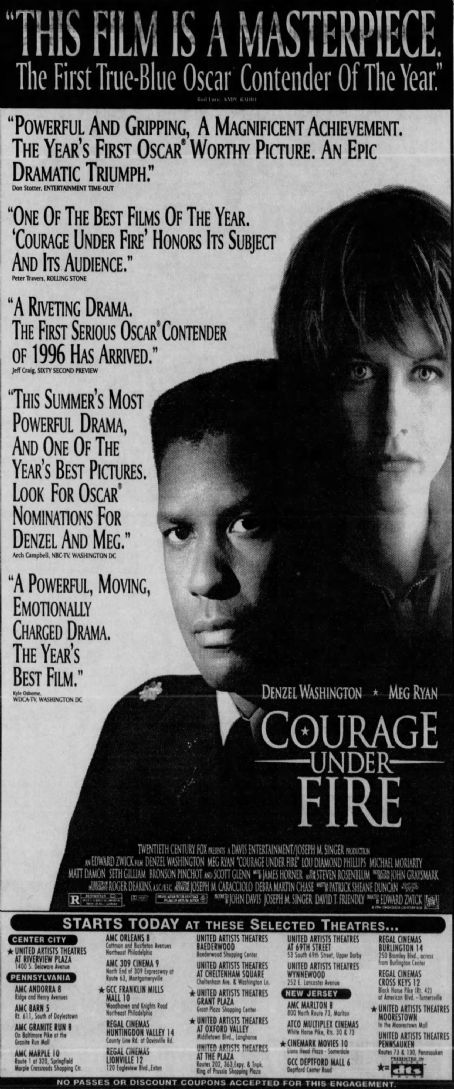 Courage Under Fire 1996 Cast And Crew Trivia Quotes Photos News And Videos Famousfix