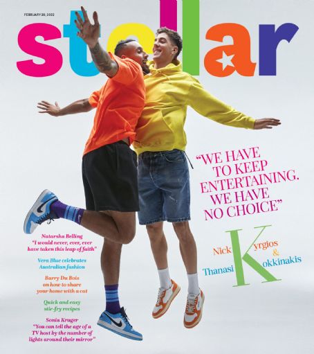 Thanasi Kokkinakis, Nick Kyrgios, Stellar Magazine 20 February 2022