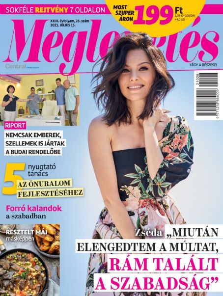 Adrienn Zsédenyi, Meglepetés Magazine 15 July 2021 Cover Photo - Hungary