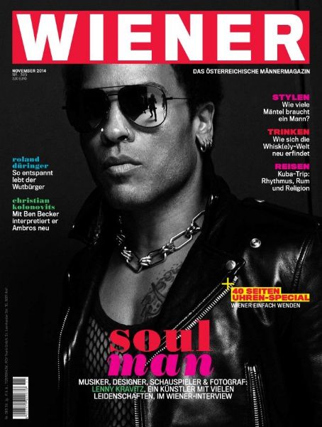 Lenny Kravitz - Wiener Magazine Cover [Austria] (November 2014)