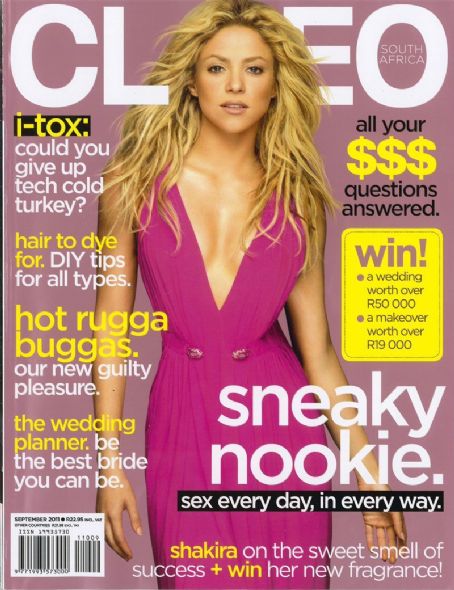 Shakira, Cleo Magazine September 2011 Cover Photo - South Africa