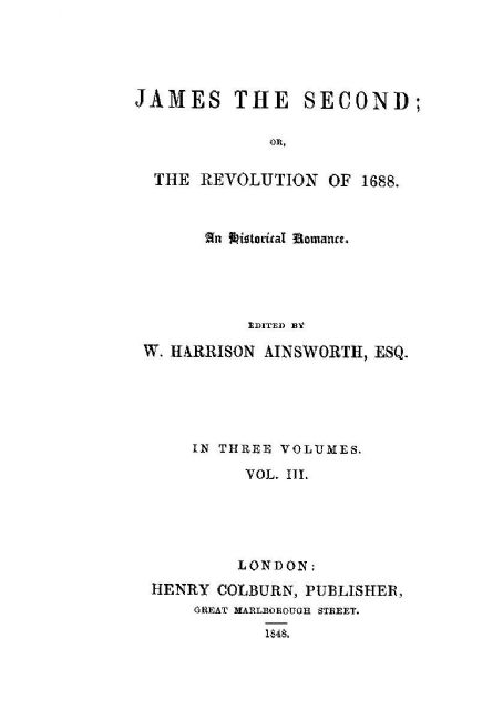 James the Second (novel)