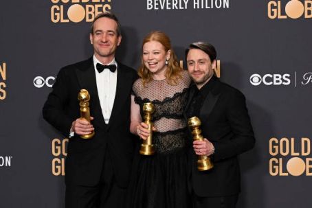 Matthew Macfadyen, Sarah Snook and Kieran Culkin - The 81st Golden Globe Awards (2024)