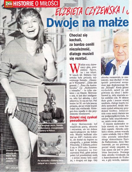 Elzbieta Czyzewska and Jerzy Skolimowski - Zycie na goraco Magazine Pictorial [Poland] (11 August 2022)