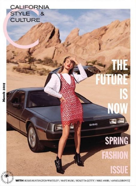Rosie Huntington-Whiteley - California Style Magazine Cover [United States] (March 2019)