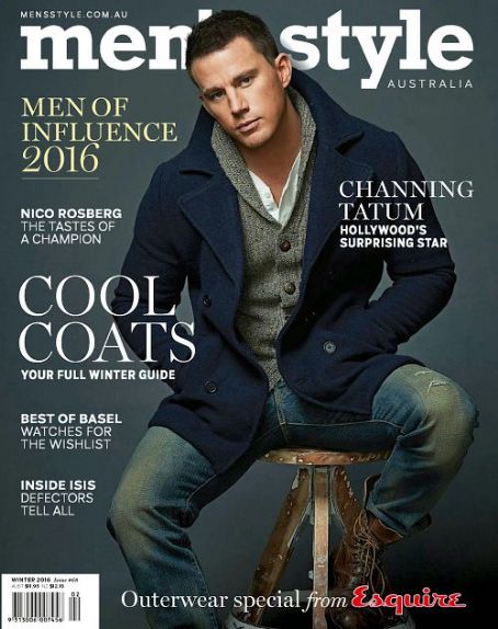 Channing Tatum, Men's Style Magazine January 2016 Cover Photo - Australia