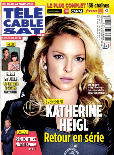 Katherine Heigl - Télé Cable Satellite Magazine Cover [France] (18 March 2017)