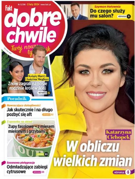 Katarzyna Cichopek, Dobre Chwile Magazine 02 February 2024 Cover Photo ...