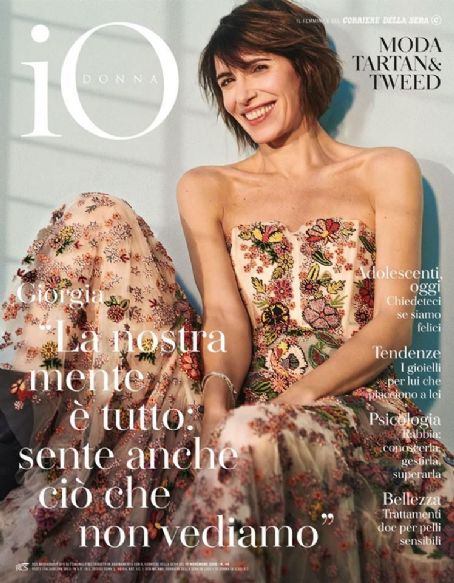 Giorgia, Io Donna Magazine 17 November 2018 Cover Photo - Italy