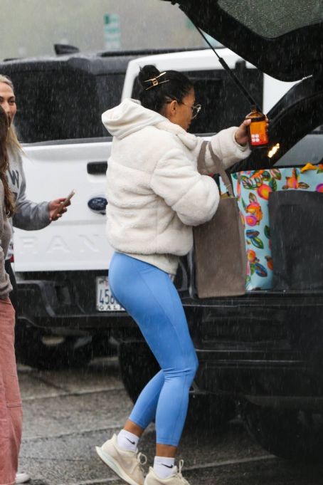 Nicole Scherzinger – With Thom Evans seen while visiting Nicole’s stylist in Beverly Hills