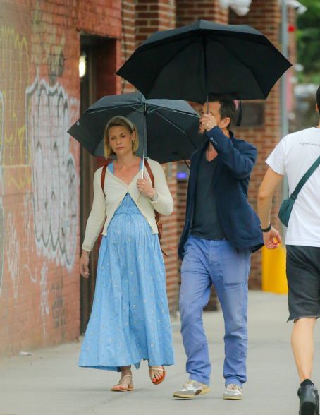 Claire Danes – With husband Hugh Dancy seen while out in New York