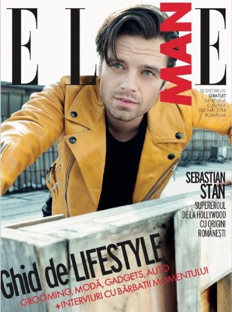 Sebastian Stan - Elle Man Magazine Cover [Romania] (May 2018)