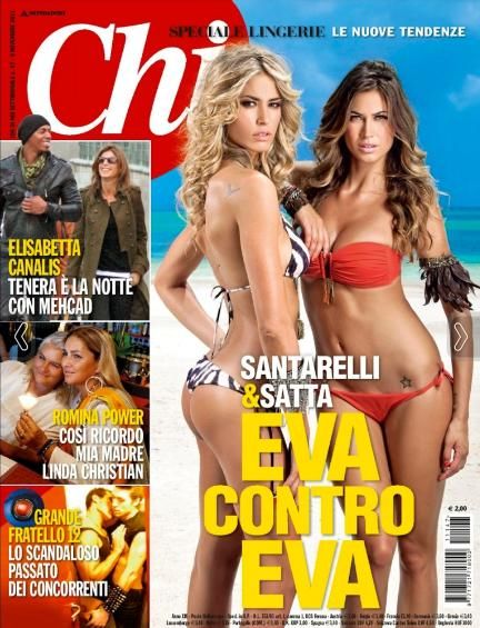 Elena Santarelli, Melissa Satta - Chi Magazine Cover [Italy] (9 November 2011)