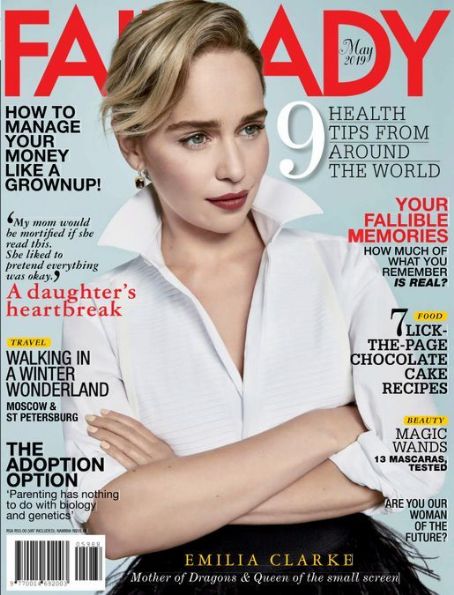 Emilia Clarke, Fairlady Magazine May 2019 Cover Photo - South Africa