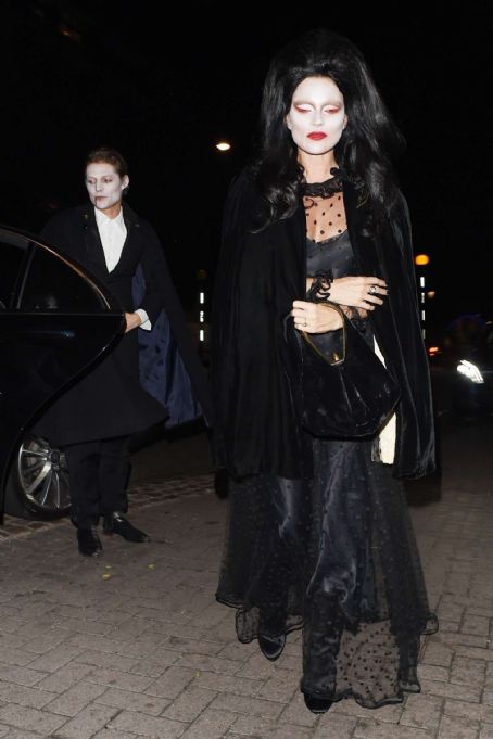 Kate Moss and Nikolai von Bismarck – Arriving at LAYLOW Halloween Party in London