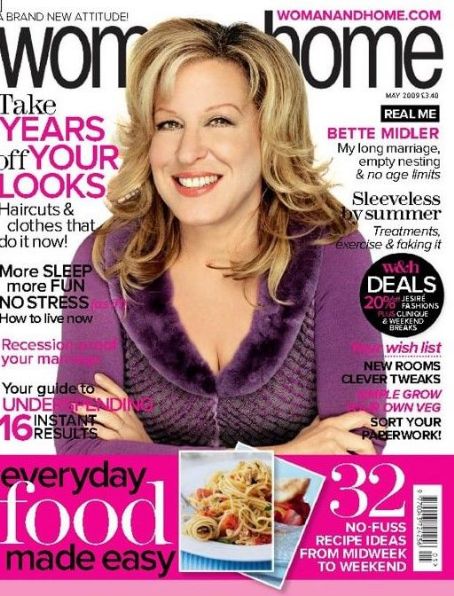 Bette Midler - Woman & Home Magazine Cover [United Kingdom] (May 2009)