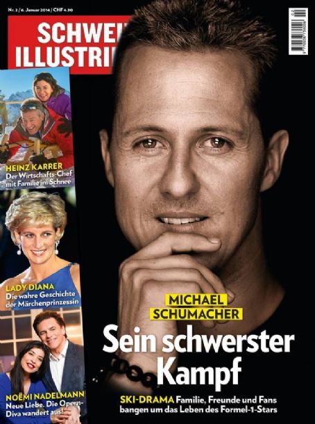 Michael Schumacher, Schweizer Illustrierte Magazine 06 January 2014 ...