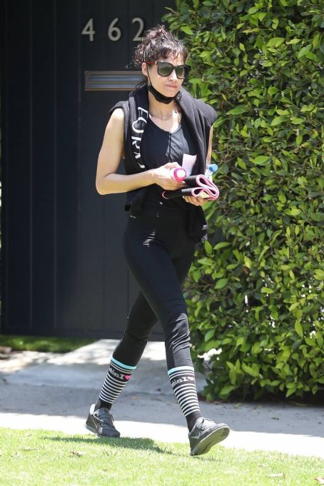 Sofia Boutella – In yoga outfit seen after gym in West Hollywood