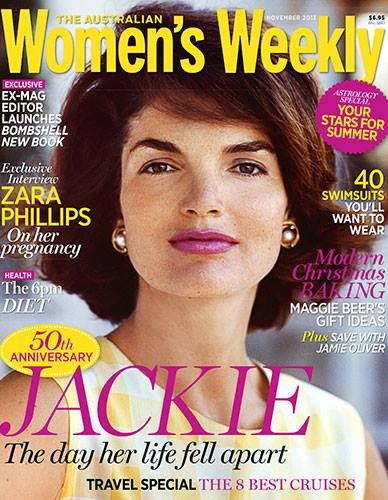 Jacqueline Kennedy, Women's Weekly Magazine November 2013 Cover Photo ...