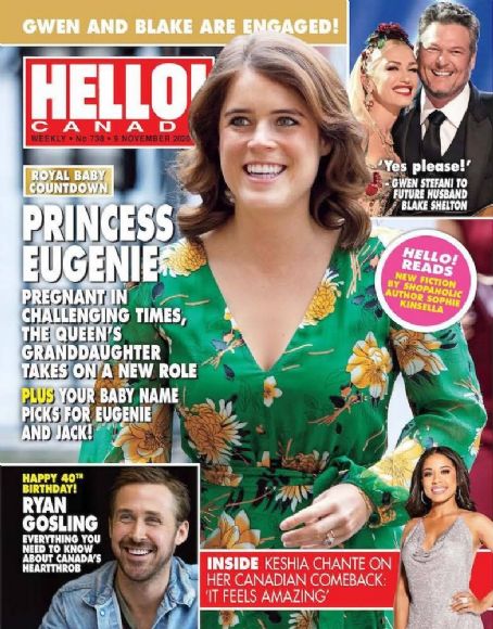 Princess Beatrice Hello Magazine Cover Canada 9 November