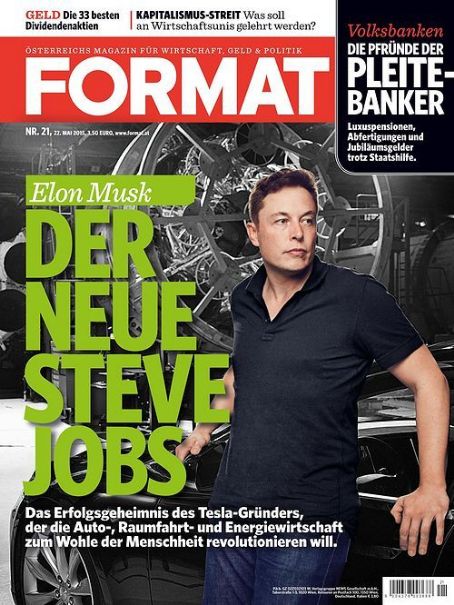 Elon Musk - Format Magazine Cover [Austria] (22 May 2015)