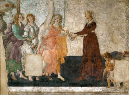 Venus and the Three Graces Presenting Gifts to a Young Woman