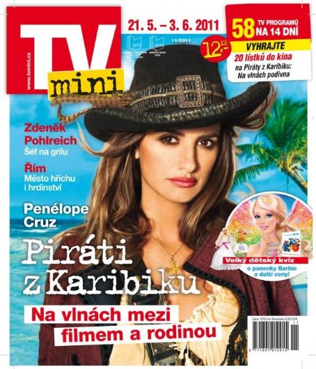 Penélope Cruz - TV Mini Magazine Cover [Czech Republic] (21 May 2011)