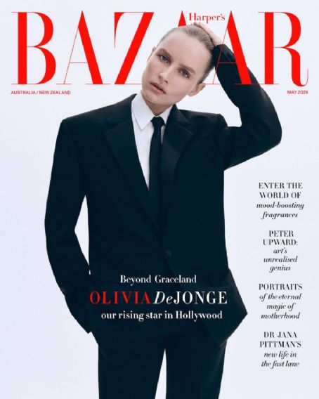 Olivia DeJonge, Harper's Bazaar Magazine May 2024 Cover Photo - Australia