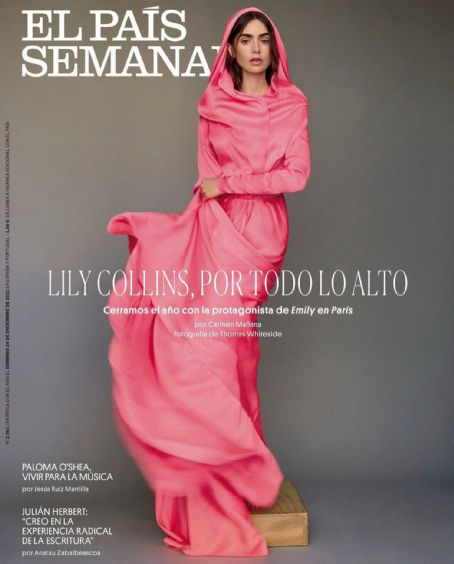 Lily Collins - El Pais Semanal Magazine Cover [Spain] (26 December 2021)