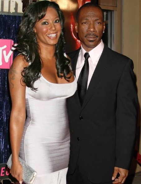 Melanie Brown and Eddie Murphy