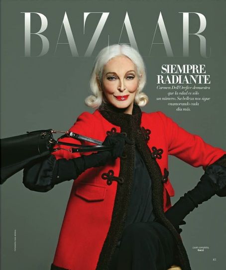 Supermodels Carmen Dell'Orefice and Beverly Johnson on Cover of