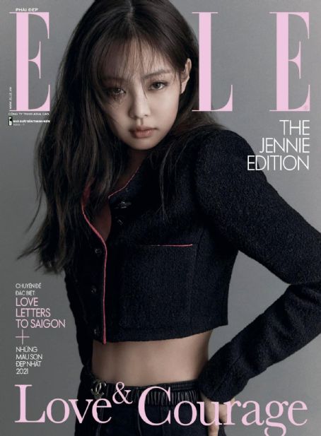 Jennie Kim, Elle Magazine August 2021 Cover Photo - Vietnam