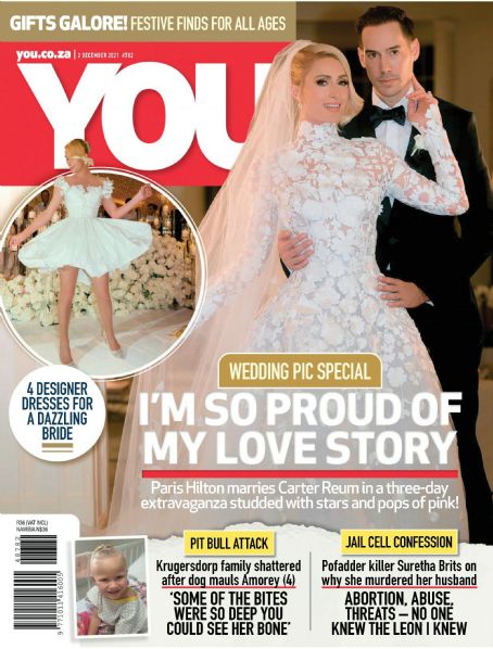 Paris Hilton and Carter Reum - You Magazine Cover [South Africa] (2 December 2021)