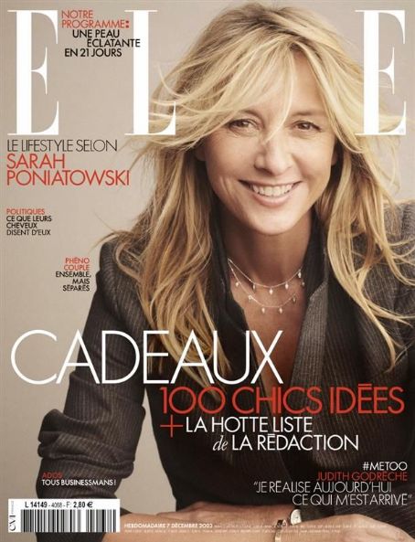 Princess Sarah Poniatowski, Elle Magazine 07 December 2023 Cover Photo ...