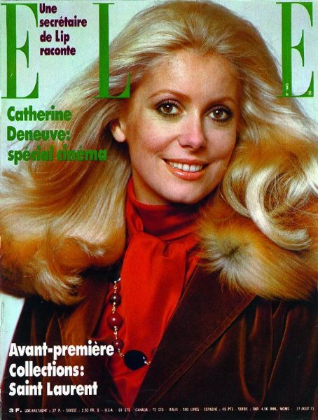 Catherine Deneuve - Elle Magazine Cover [France] (27 August 1973)