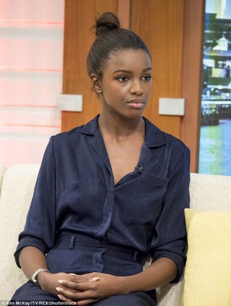 Victoria's Secret model Leomie Anderson is branded a 'hypocrite' after urging teenage fans not to share photos of themselves in their underwear