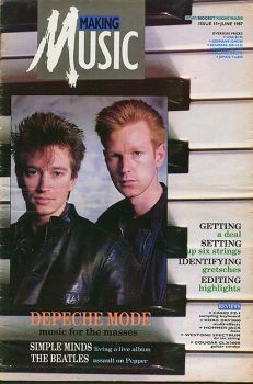Making Music Magazine Cover [United States] (June 1987)