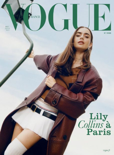 Lily Collins - Vogue Magazine Cover [France] (January 2023)