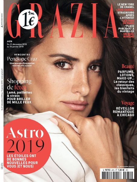 Penélope Cruz - Grazia Magazine Cover [France] (21 December 2018)