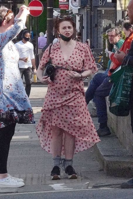 Helena Bonham Carter – out in North London - FamousFix