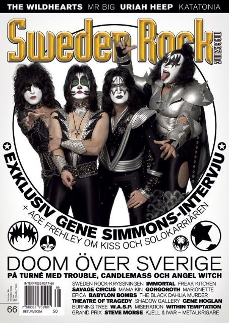 KISS - Sweden Rock Magazine Cover [Sweden] (November 2009)