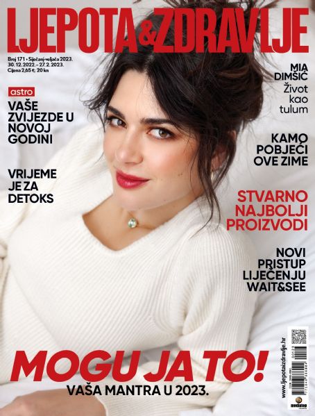Mia Dimšić, Ljepota I Zdravlje Magazine January 2023 Cover Photo - Croatia