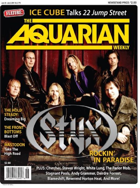 Styx - The Aquarian Weekly Magazine Cover [United States] (25 June 2014)