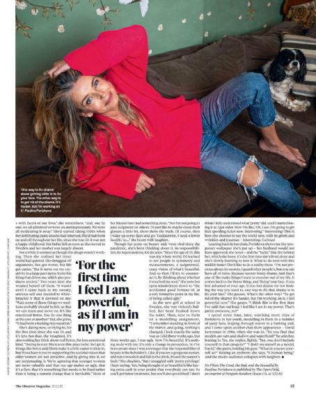 Paulina Porizkova - The Observer Magazine Pictorial [United Kingdom] (27 November 2022)