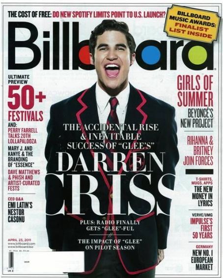 Darren Criss - Billboard Magazine Cover [United States] (23 April 2011)