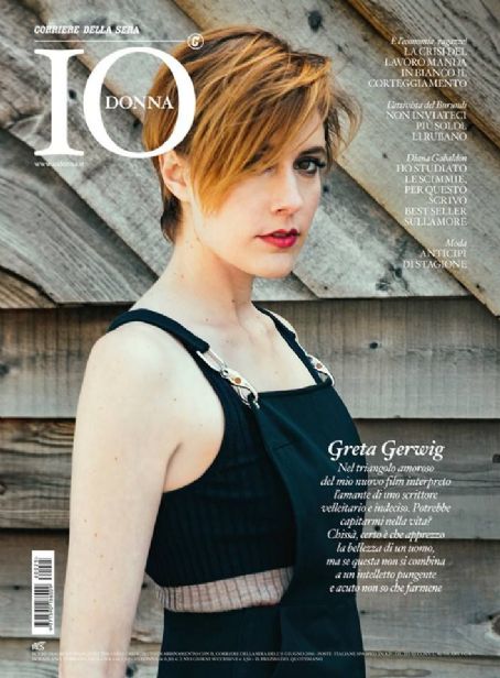 Greta Gerwig, Io Donna Magazine 11 June 2016 Cover Photo - Italy